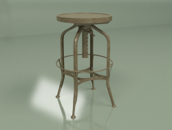Bar stool Toledo Gunmetal (cannon bronze matte)