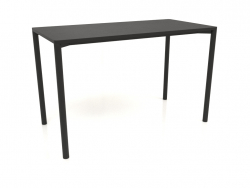 Tisch DT (1200x600x750, Holz schwarz)