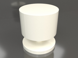 रात की मेज टीएम 08 (डी = 450x500, सफेद प्लास्टिक रंग)
