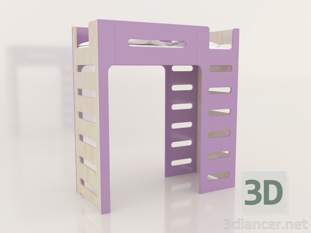 3D modeli Loft yatak MOVE GR (FLMGR0) - önizleme