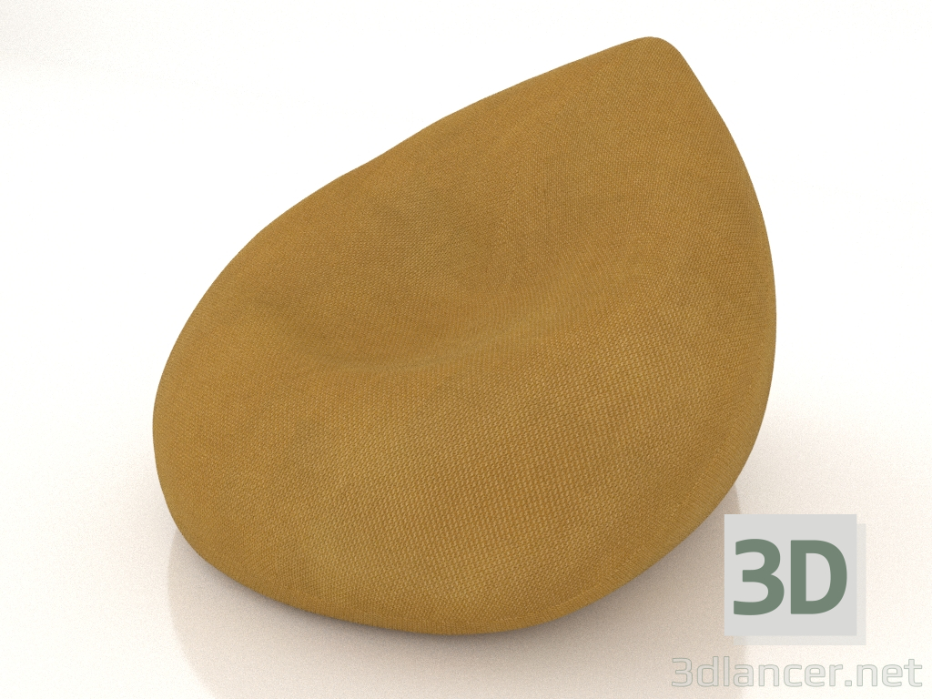modèle 3D Pouf Calme (tresse 3016) - preview