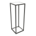 3d model Square console (GLASS, 30x30x86, 2 shelves) - preview