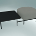 modèle 3D Système de siège modulaire Isole (NN1, pouf avec table carrée) - preview