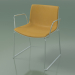 3d model Chair 2076 (on rails, with armrests, with front trim, polypropylene PO00401) - preview