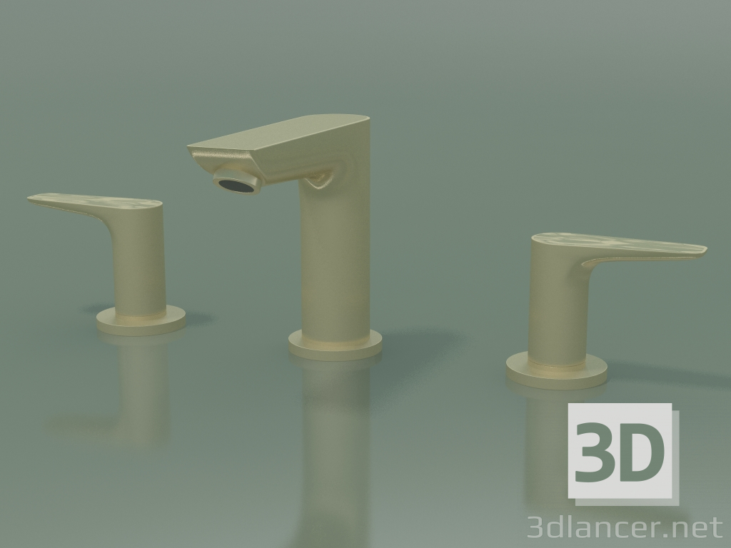 3D modeli 3 delikli lavabo bataryası (71733990) - önizleme