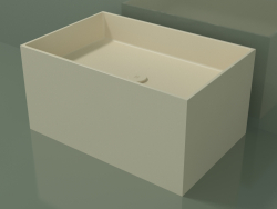 Countertop washbasin (01UN42301, Bone C39, L 72, P 48, H 36 cm)