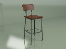 Bar stool Hans (brown)