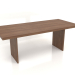 modello 3D Tavolo da pranzo DT 13 (2000x900x750, legno marrone chiaro) - anteprima