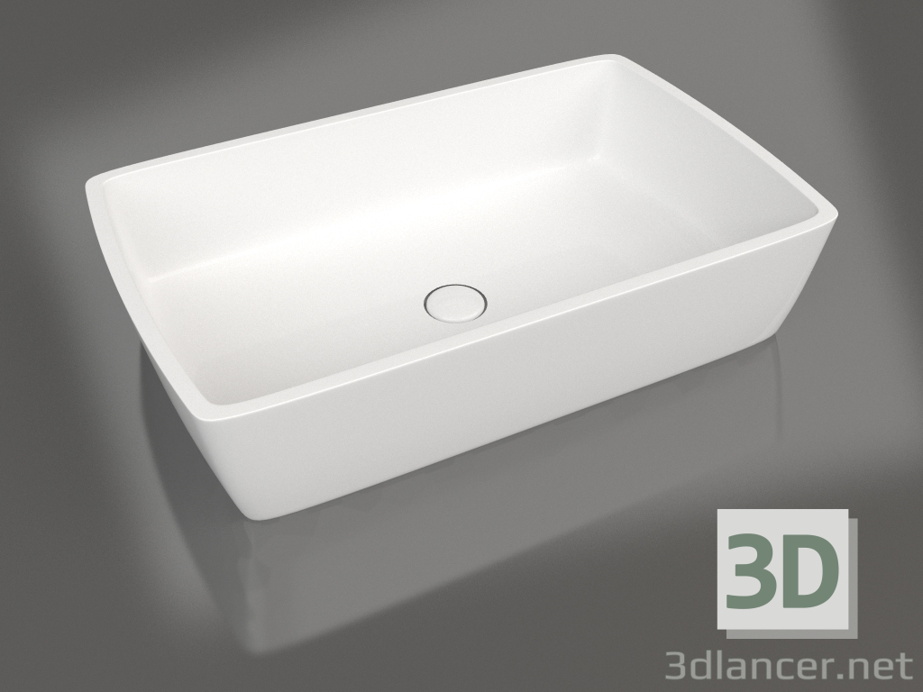3D modeli Tezgah üstü lavabo GLORIA 11 - önizleme