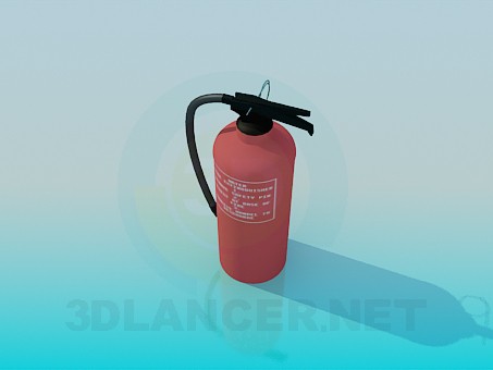 3d model Fire extinguisher - preview