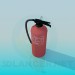 3d model Fire extinguisher - preview