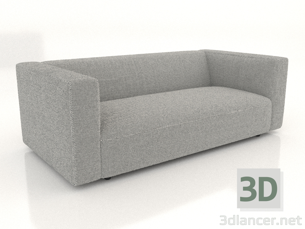 modèle 3D Canapé 2,5 places (XL) - preview