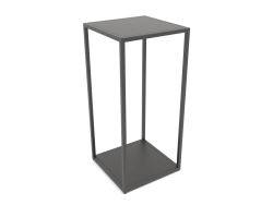 Square console (METAL, 40x40x86, 2 shelves)