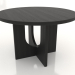 3d model Mesa de comedor REDONDA Ø 1200 mm (negro RAL 9005) - vista previa