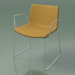 3d model Chair 2076 (on skids, with armrests, with front trim, polypropylene PO00404) - preview