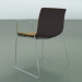 3d model Chair 2076 (on skids, with armrests, with front trim, polypropylene PO00404) - preview
