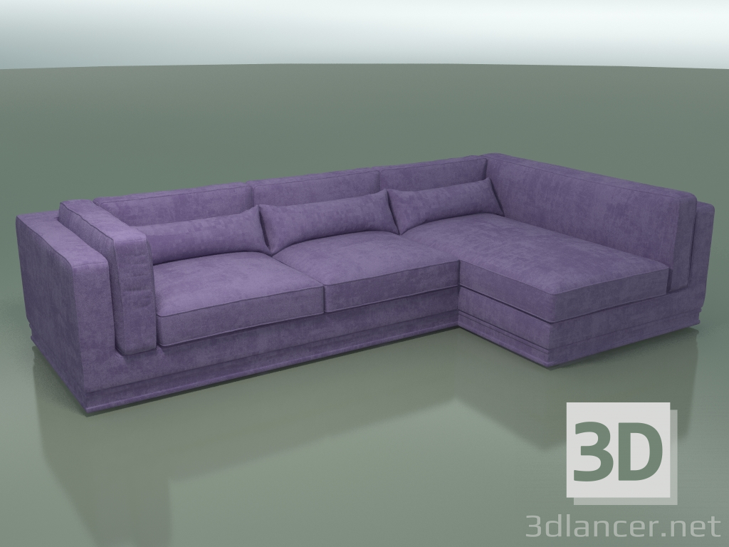 3D modeli Köşe kanepe (modül 5 + 10) - önizleme