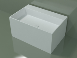 Countertop washbasin (01UN42302, Glacier White C01, L 72, P 48, H 36 cm)