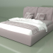 3D modeli Çift kişilik yatak Tunus 1,6 m - önizleme