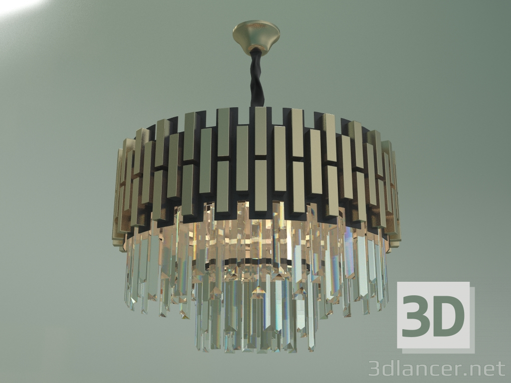 3d model Pendant chandelier Deseo 337-8 Strotskis Smart - preview