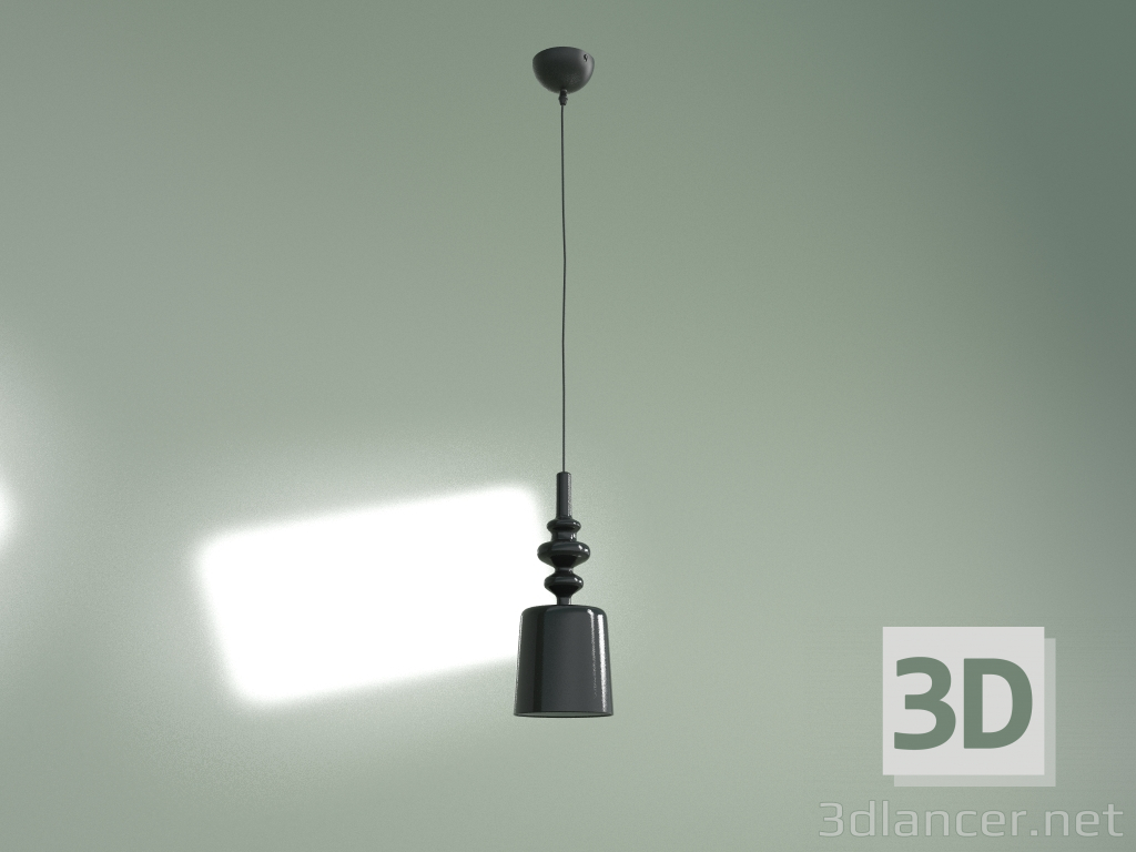 modello 3D Lampada a sospensione Piombo (nero) - anteprima
