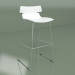 3d model Bar stool Techno (white) - preview