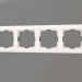 3D Modell Rahmen für 4 Pfosten Stark (weiß) - Vorschau