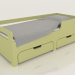 Modelo 3d Modo de cama DR (BDDDR0) - preview