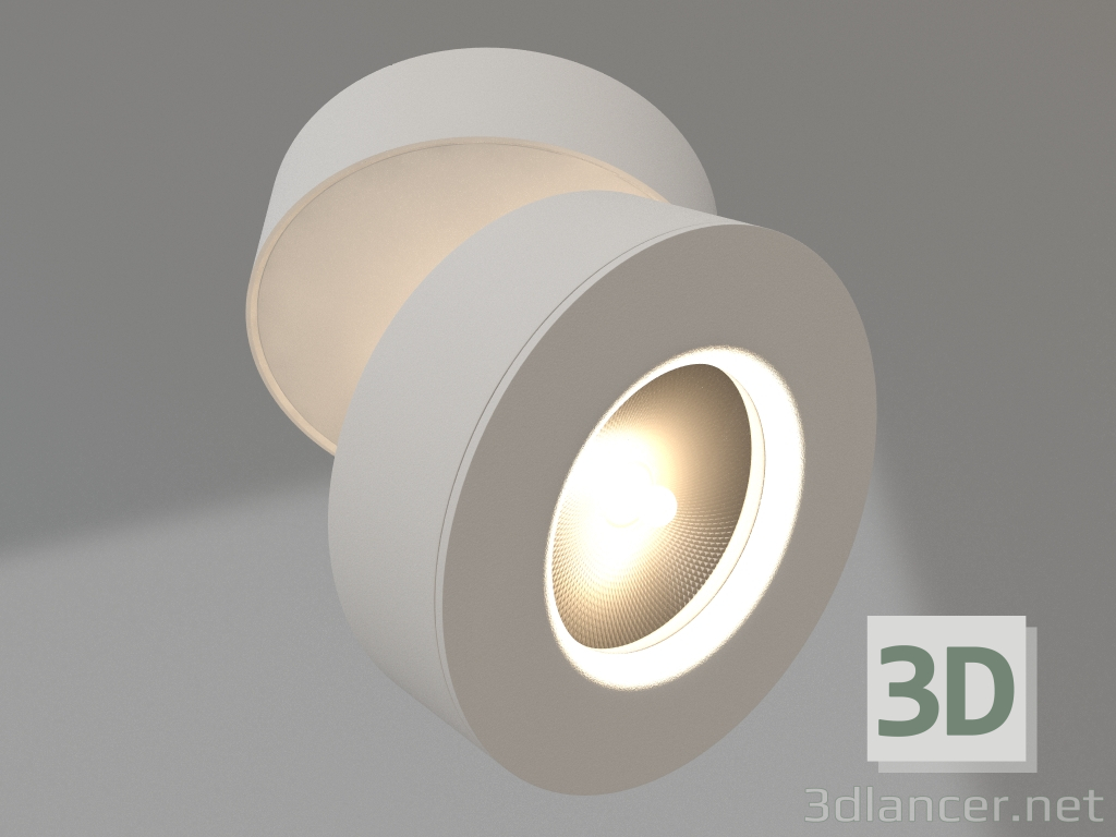 3D Modell Lampe SP-MONA-SURFACE-R100-12W Warm3000 (WH, 24 Grad) - Vorschau
