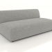 modello 3D Modulo divano per 2 persone (XL) 166x100 - anteprima