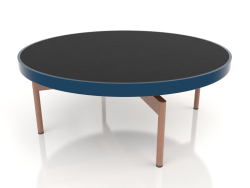 Round coffee table Ø90x36 (Grey blue, DEKTON Domoos)