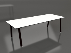 Mesa de comedor 250 (Negro, Fenólico)