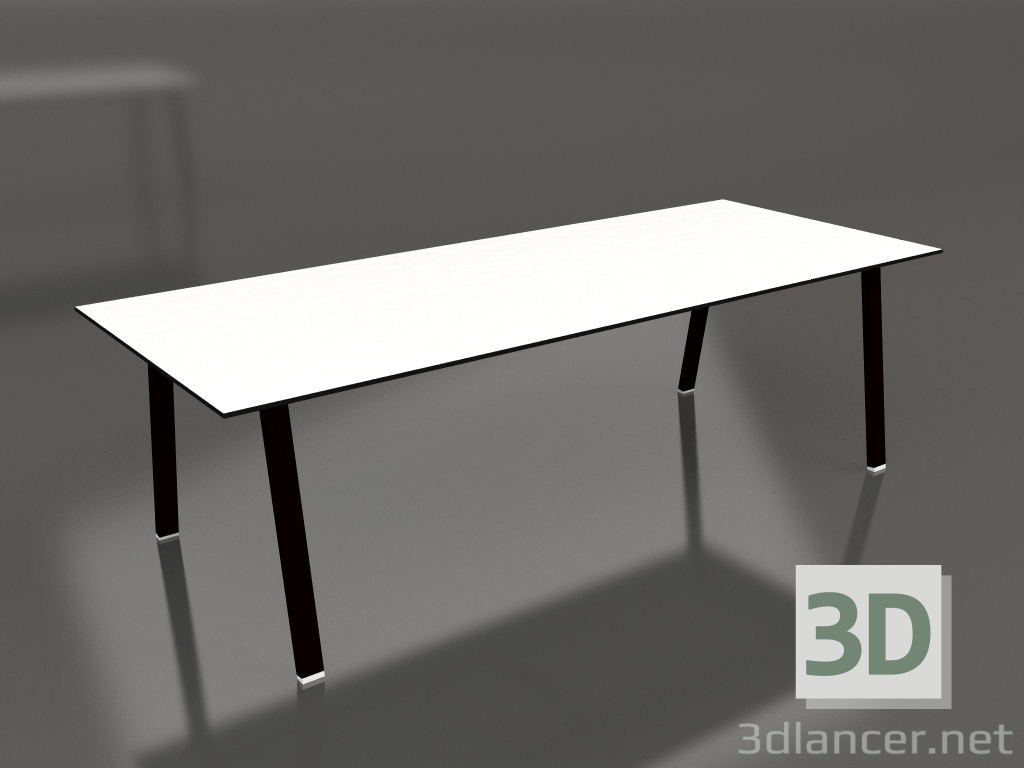 3d model Mesa de comedor 250 (Negro, Fenólico) - vista previa