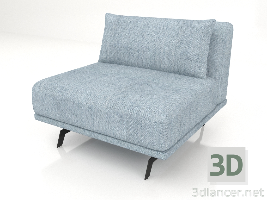 3d model Galaxy 1 sofa module - preview