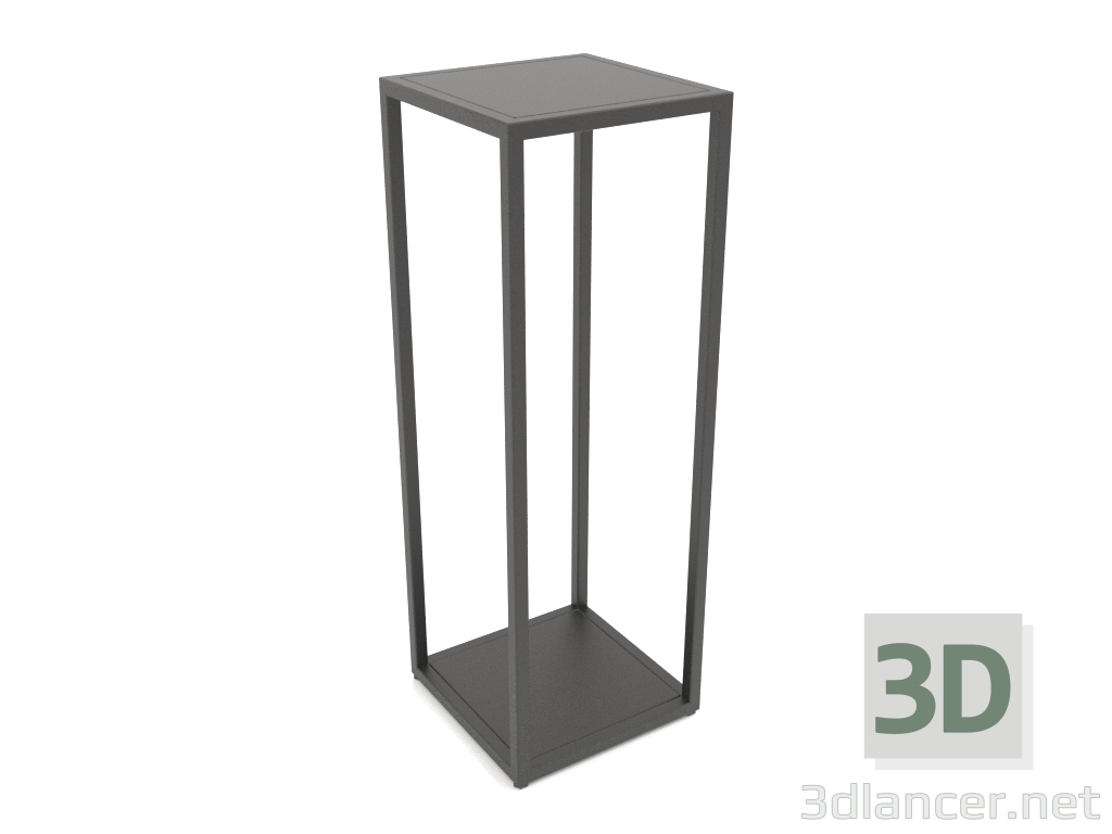 3D modeli Kare konsol (METAL, 30x30x86, 2 raflı) - önizleme