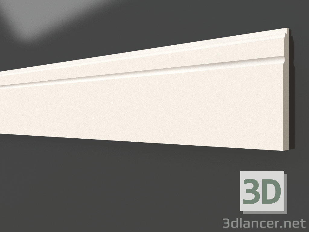 3d model Plaster molding LG 097 (198х27) - preview