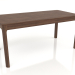 modèle 3D Table de salle à manger, finition placage noyer (160x80x76,4 cm) - preview