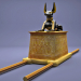 3d Egyptian Anubis Shrine Tutankhamun 3D model buy - render