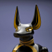 3d Egyptian Anubis Shrine Tutankhamun 3D model buy - render