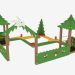 modello 3D Complesso per giochi per bambini (5315) - anteprima