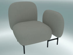 Sistema de asiento modular Isole (NN1, asiento con respaldo alto, reposabrazos izquierdo)