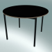 3D modeli Yuvarlak masa Tabanı ⌀110 cm (Siyah, Kontrplak, Siyah) - önizleme