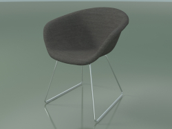 Stuhl 4230 (auf einem Schlitten mit Polsterung f-1221-c0134)