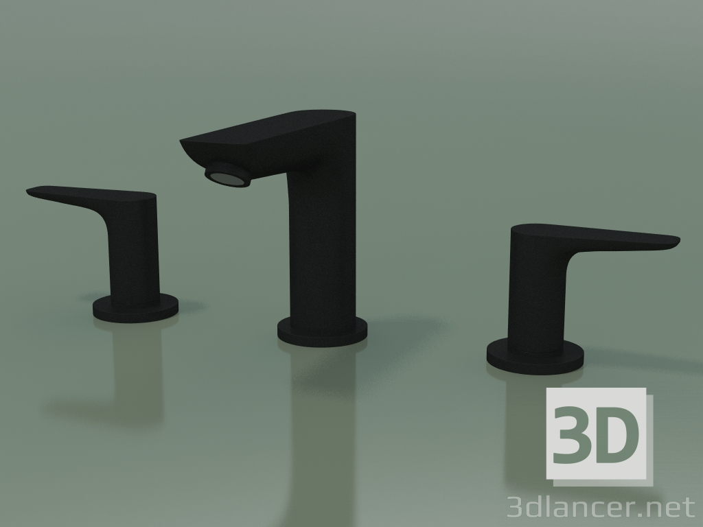 modèle 3D Mélangeur de lavabo 3 trous (71733670) - preview