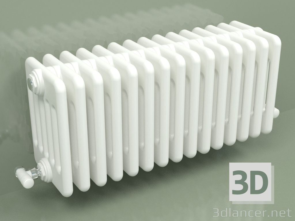 3D Modell Kühler TESI 6 (H 300 15EL, Standardweiß) - Vorschau