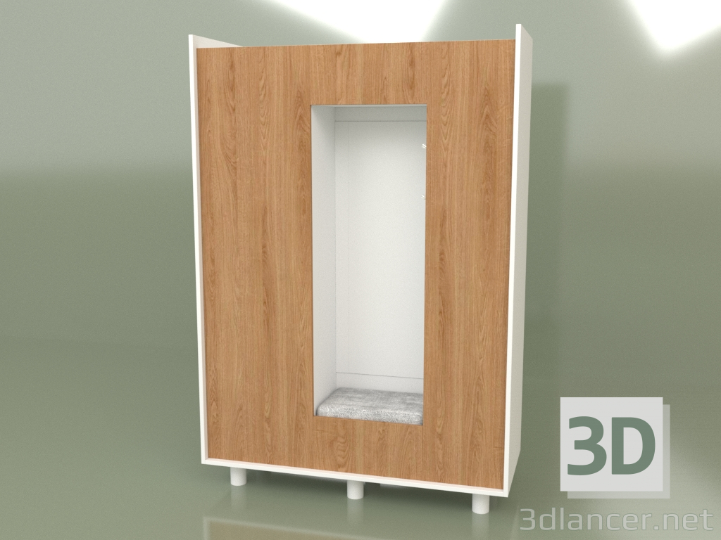 3D Modell Kleiderschrank im Flur (30141) - Vorschau
