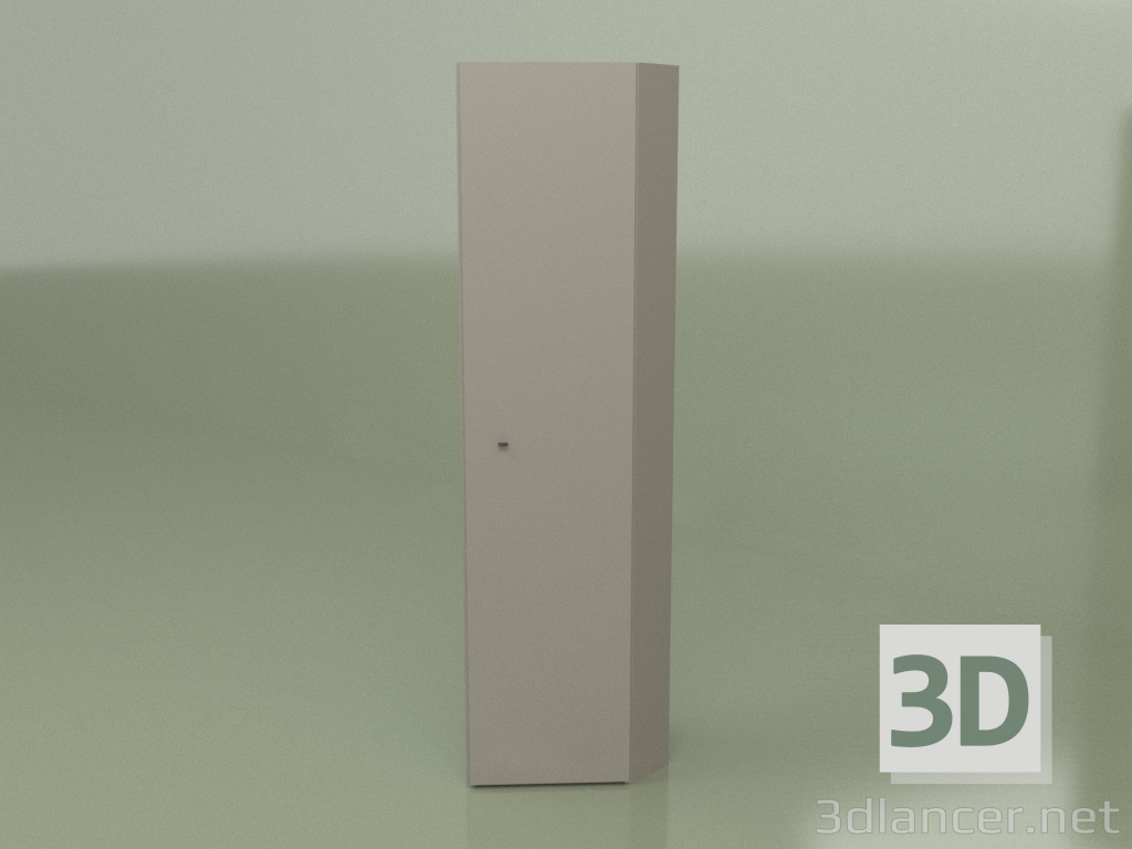 3D modeli Köşe gardırop Lf 124 (gri) - önizleme