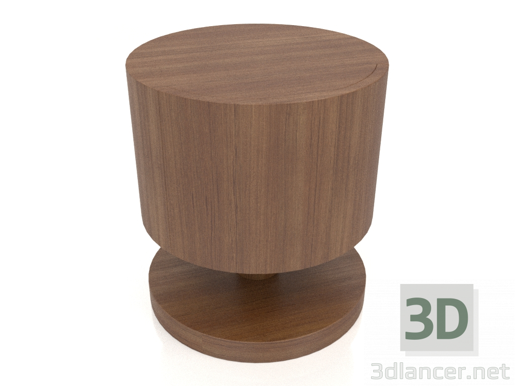 3 डी मॉडल नाइट टेबल TM 08 (D=450x500, वुड ब्राउन लाइट) - पूर्वावलोकन
