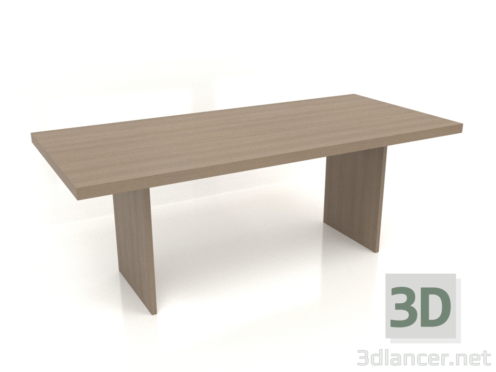 3 डी मॉडल डाइनिंग टेबल DT 13 (2000x900x750, वुड ग्रे) - पूर्वावलोकन