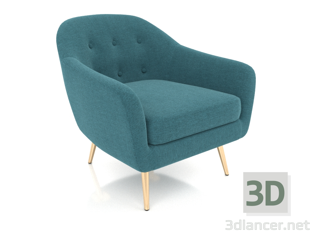 3d модель Кресло Carmen 2 – превью